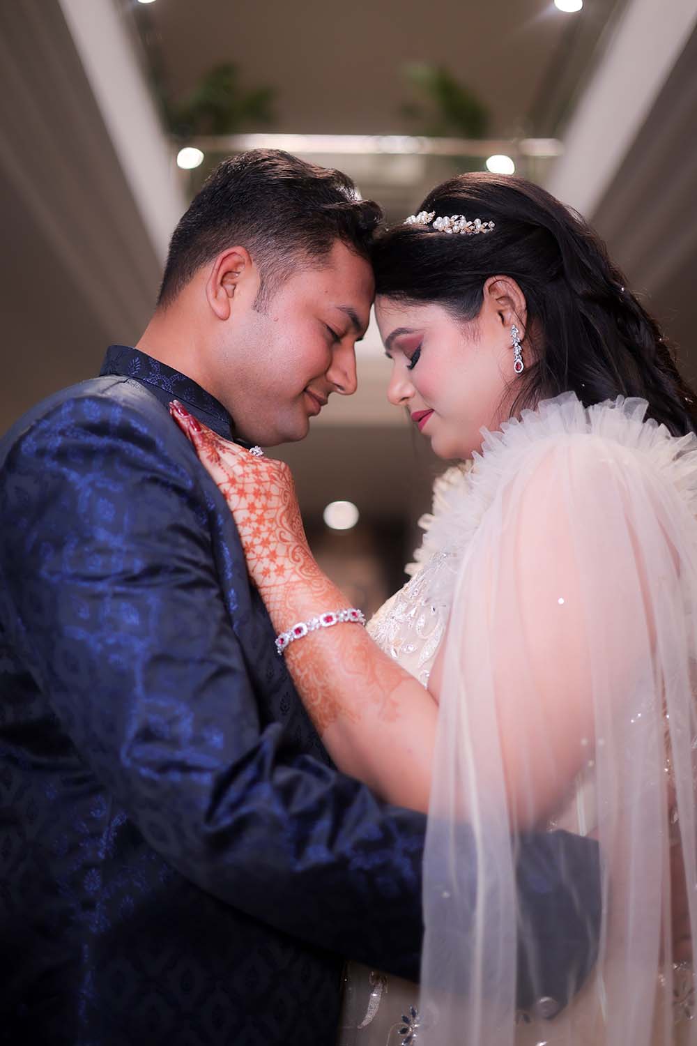 Couple photography at a family function